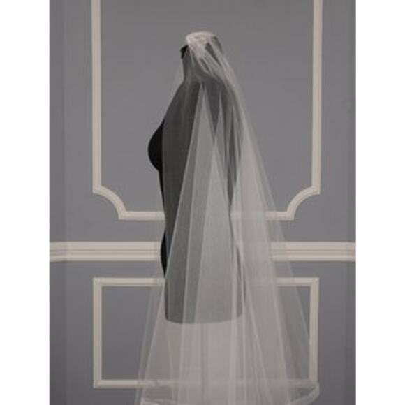 Your Dream Dress Exclusive 8881 Diamond White Chapel Foldover Bridal Veil